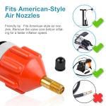 2Pcs Stand Up Paddle Board Pump Adapter, Strong Sealing Inflatable Boat SUP Pump Adaptor, Conventional Air Adapter Quickly Inflation, SUP Air Adapters for Stand-Up Paddleboard and Kayak