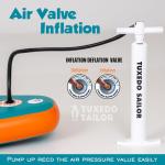 Tuxedo Sailor 10'6"×33"×6" Inflatable Stand Up Paddle Board with Premium SUP Accessories,Adults & Youth for All Skill Levels, Included with Board, Paddle, Pump, Fins, Backpack