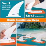 Tuxedo Sailor 10'6"×33"×6" Inflatable Stand Up Paddle Board with Premium SUP Accessories,Adults & Youth for All Skill Levels, Included with Board, Paddle, Pump, Fins, Backpack