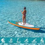 Tuxedo Sailor 10'6"×33"×6" Inflatable Stand Up Paddle Board with Premium SUP Accessories,Adults & Youth for All Skill Levels, Included with Board, Paddle, Pump, Fins, Backpack