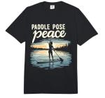 Paddleboard Yoga SUP Fitness Mindful Water Yoga Practice Comfort Colors Adult Heavyweight T-Shirt