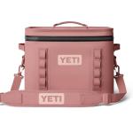 YETI Hopper Flip 18 Portable Soft Cooler, Sandstone Pink