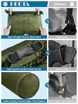 HEETA Dry Bag Waterproof for Women Men, Roll Top Lightweight Dry Storage Bag Backpack with Phone Case for Travel Swimming Boating Kayaking Paddle Board Camping Beach Accessories (Pitch Green, 5L)