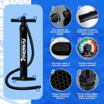 FunWater 10'6×33"×6" Inflatable Stand Up Paddle Board with Premium SUP Paddleboard Accessories,Adults & Youth for All Skill Levels, Included with Board, Paddle, Pump, Three Fins, Backpack