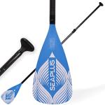 SEAPLUS Carbon Fiber Paddle, 3-PCS Adjustable Paddle for Stand up Paddle Board, SUP Paddle, Adjusted from 67" to 82.6"(1.7-2.1m) 1.65Lb(751g)