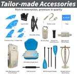 iTAOSTAR A02FP 35" Stand Up Paddle Board,SUP Board with Seat,Stable Inflatable Paddle Boards for Adults/Family/Youth of All Skill Levels