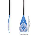SEAPLUS Carbon Fiber Paddle, 3-PCS Adjustable Paddle for Stand up Paddle Board, SUP Paddle, Adjusted from 67" to 82.6"(1.7-2.1m) 1.65Lb(751g)