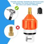 Pniimoo Inflatable Boat SUP Pump Adapter, Stand Up Paddle Board Pump Adapter Sturdy, Conventional Air Adapter Quickly Inflation, SUP Air Adapters for Paddleboard and Kayak