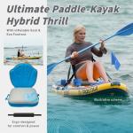 iTAOSTAR A02FP 35" Stand Up Paddle Board,SUP Board with Seat,Stable Inflatable Paddle Boards for Adults/Family/Youth of All Skill Levels