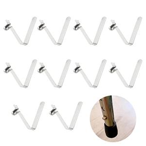 UtySty 10 Pack Kayak Paddle Spring Clips Replacement Length Adjustable Push Button Snap Lock Pin for SUP Paddles Retractable Telescopic Pole Pop Up Tent Canopy Table Umbrella Boat Oars 6mm/0.24"