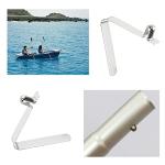 UtySty 10 Pack Kayak Paddle Spring Clips Replacement Length Adjustable Push Button Snap Lock Pin for SUP Paddles Retractable Telescopic Pole Pop Up Tent Canopy Table Umbrella Boat Oars 6mm/0.24"