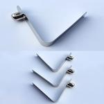 UtySty 10 Pack Kayak Paddle Spring Clips Replacement Length Adjustable Push Button Snap Lock Pin for SUP Paddles Retractable Telescopic Pole Pop Up Tent Canopy Table Umbrella Boat Oars 6mm/0.24"