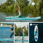 Panana Inflatable Stand Up Paddle Board, 10’8’’x31’’x6’’ SUP with Premium Paddle Board Accessories Kit, Anti-Slip EVA Deck for Adults Youth of All Skill Levels