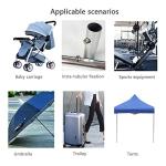 UtySty 10 Pack Kayak Paddle Spring Clips Replacement Length Adjustable Push Button Snap Lock Pin for SUP Paddles Retractable Telescopic Pole Pop Up Tent Canopy Table Umbrella Boat Oars 6mm/0.24"