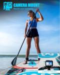 Myboat 11'6"x35" Inflatable Stand Up Paddle Board,450lb Capacity, Premium Stable for 2 Person,Beginners,Family,with SUP Accessories,Dual Pump, 3 Removal Fin,Portable Bag,Dry Bag,Safety Leash