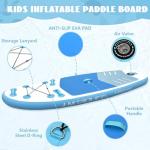 Kids Inflatable Stand Up Paddle Board, Kid Paddle Board with SUP Accessories, Anti-Slip EVA Deck, 7’6’’Child SUP for Kids & Youth