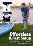 SLOOSH Inflatable Stand Up Paddle Board, 10'6" Paddle Boards with Premium Accessories, Non-Slip EVA Deck, Ultra-Light Carry Bag, Ripple SUP for Youth & Adults of All Skill Levels, Coastal Splash