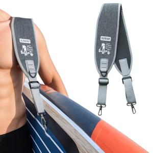 niphean SUP Carrying Strap, Paddle Board Accessories for Inflatable Paddle Board, Adjustable Shoulder Strap for Stand up Paddleboard, Kayak Paddle Sling with Clip for Surfboard