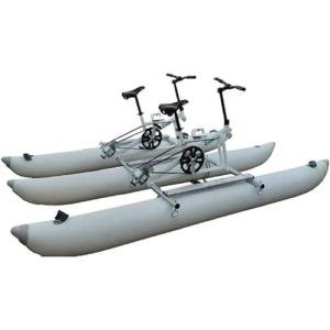Xscxliny Bicycle Fishing Boat Equipment, Water Bike, Bicycle Boat with Paddle Board, Suitable for Lake Pedal, Water Sports Touring Kayak,2 People