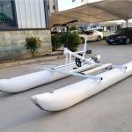 Xscxliny Bicycle Fishing Boat Equipment, Water Bike, Bicycle Boat with Paddle Board, Suitable for Lake Pedal, Water Sports Touring Kayak,2 People