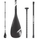 THURSO SURF Full Carbon Fiber SUP Paddle Board Paddle 3 Piece Adjustable Kayak Paddle Convertible Lightweight Floating Oar Pro Performance