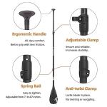 THURSO SURF Full Carbon Fiber SUP Paddle Board Paddle 3 Piece Adjustable Kayak Paddle Convertible Lightweight Floating Oar Pro Performance