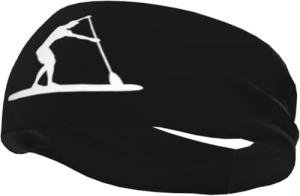 LOKLNEYK Paddleboard Headbands Unisex Stretchy Sports Hairband, for Running, Yoga, Gym Sports