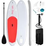 FunWater SUP Inflatable Stand Up Paddle Board Ultra-Light Inflatable Paddleboard with SUP Accessories, Fin, Adjustable Paddle, Pump, Backpack, Leash