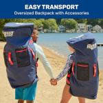 Aqua PRO Halcyon Touring 10' 6" Inflatable Stand-Up Paddleboard iSUP, Sleek Stable Design with Non-Slip EVA Deck, Includes Paddle, Ankle Leash, Pump and Carry/Storage Bag