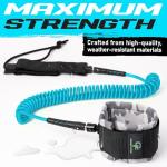 Gradient Fitness Ankle Surfboard Leash, Leash for Boogie Boards, Paddle board (SUP) & Surf boards (Dark Blue)