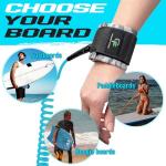 Gradient Fitness Ankle Surfboard Leash, Leash for Boogie Boards, Paddle board (SUP) & Surf boards (Dark Blue)