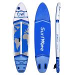 11ft Inflatable Stand Up Paddle Board SUP Complete Set, 34" Wide 6" Thick All-Round Design for Beginners, Multi-Water Touring & Outdoor Water Sports, Non-Slip Deck