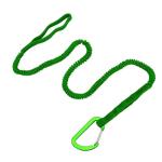 MOOCY Kayak Paddle Leash, 3-7 ft Stretchable Strap Lanyard for SUP, Canoeing, Fishing Accessories - Secure Bungee Rod Holder Tether(Green, 1 Pack)