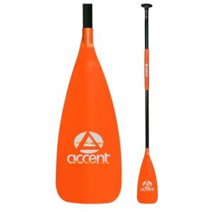 Accent Paddles Advantage Hybrid 2-Piece SUP Mango Fiberglass Reinforced Nylon Blade Carbon Shaft Advantage Grip Technology Ergonomic LeverLock Handle Adjustable 70in-86in