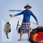 Blue Planet Zero Drag Retracting Reel Leash for Wing, SUP, & Downwind Foiling | Tangle-Free, Easy Maintenance Foil Retractable Reel Leash (Leash only)