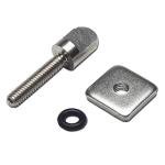 OCEANBROAD 10'' Surf SUP Fin 10 Inch No-Tool Fin Screw Single Center Fin for Surfboard Longboard Paddleboard