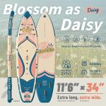 iTAOSTAR D03EP 34" Extra Wide Paddle Board for Better Balance, Inflatable Stand Up Paddle Board with Kayak Seat, Inflatable Paddle Boards for Adults of All Skill Levels with Premium SUP Accessories