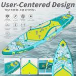 iTAOSTAR D03EP 34" Extra Wide Paddle Board for Better Balance, Inflatable Stand Up Paddle Board with Kayak Seat, Inflatable Paddle Boards for Adults of All Skill Levels with Premium SUP Accessories