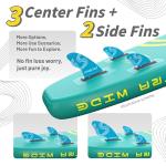 iTAOSTAR D03EP 34" Extra Wide Paddle Board for Better Balance, Inflatable Stand Up Paddle Board with Kayak Seat, Inflatable Paddle Boards for Adults of All Skill Levels with Premium SUP Accessories