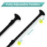 LitGreen Full Carbon Fiber SUP Paddles for Surfing, 1 x 3 Section Adjustable 25oz Lightweight Stand-up Paddle Oars for Paddleboard, Floating, Water Sport