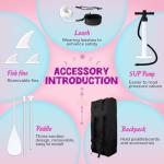 Tuxedo Sailor Inflatable Stand Up Paddle Board Inflatable Yoga SUP 10'6“ x 33” x 6” Stand Up Paddleboard for Water Yoga and Surfing, Travel with Accessories