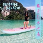 Tuxedo Sailor Inflatable Stand Up Paddle Board Inflatable Yoga SUP 10'6“ x 33” x 6” Stand Up Paddleboard for Water Yoga and Surfing, Travel with Accessories