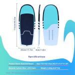 Carbon Fiber Hydrofoil Board Pro - 115cm Wing Foil/eFoil/SUP/Paddle Board | 3.66kg Lightweight | Surf Foil Racing | Non-Inflatable Carbon+EPS | Fits All Foil Systems