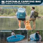 Atoll New Inflatable Stand Up Paddle Board - Enclave 10′6″ Compact/Archipelago 12′6″ Touring/Outrider 12′ All-Around iSUP | Dual-Layer PVC, 15 PSI, Travel, Yoga, Fishing & Touring Package