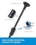 OCEANBROAD SUP Paddle - Adjustable Stand-Up Paddle for Paddleboard Kayak, Adjustable Aluminum Alloy Shaft 68" - 84", 3-Piece, Blue