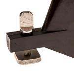 Santa Barbara Surfing SBS - 9 inch Longboard & SUP Single Fin - 9" Center Fin for Surfboard & Paddleboard (Black)