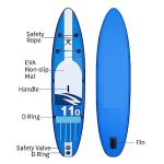 3FLQOOPP Surfboard Inflatable Sup Paddle Board White Water Touring Racing Paddleboard Sea Surfing Sub Surfboard Professional Paddling Outdoor Recreation