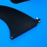 HEYTUR Surf & SUP Fin,Free No Tool Fin Screw,8" Center Fin for Surfboard & Paddleboard(1 Pack)