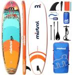 Mistral Inflatable Stand Up Paddle Board with SUP Accessories, 10'6''x33''x6'' All-Round SUP for Family, Touring, Kayaking, Yoga, Pets, Fishing, Wide Stable Design and Lightweight ISUP