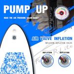 FEATH-R-LITE Inflatable Stand Up Paddle Board 10'x30''x6'' Ultra-Light (16.7lbs) SUP with Paddleboard Accessories,Three Fins,Adjustable Paddle, Pump,Backpack, Leash